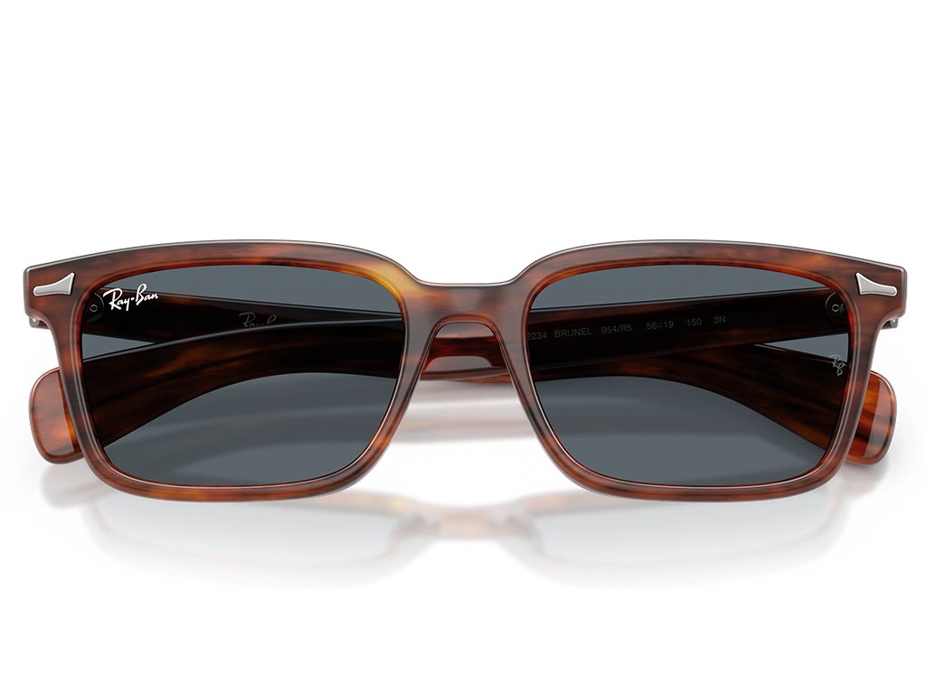 Ray-Ban 0RB2234 954/R5 Striped Havana 53