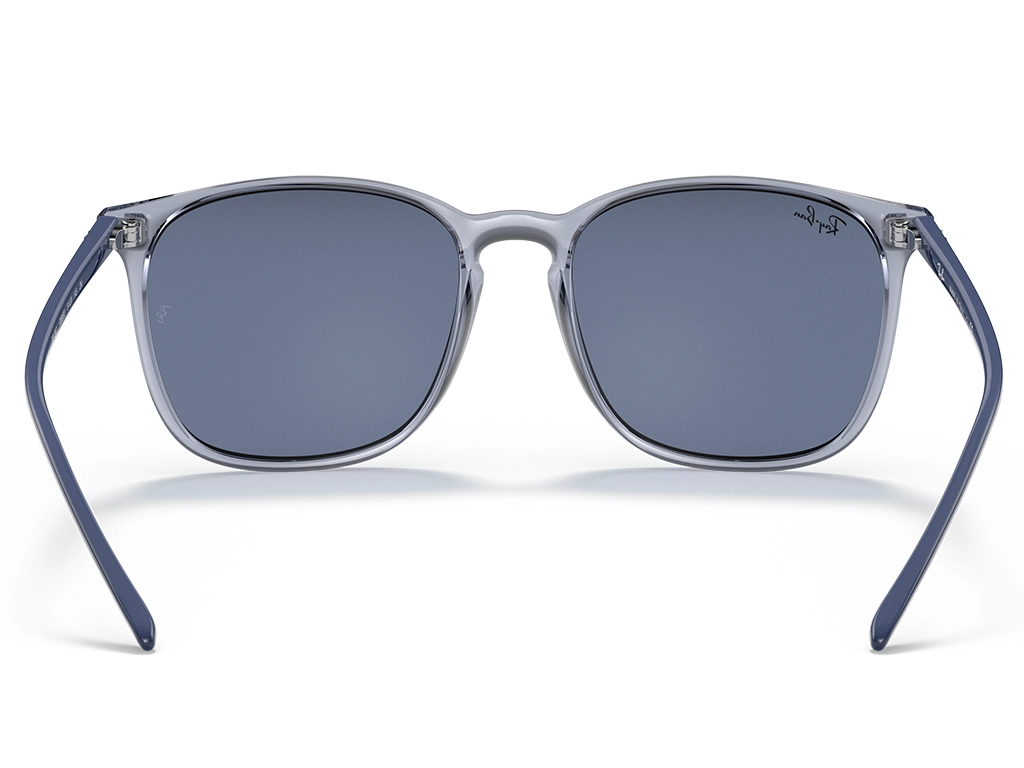 Ray-Ban 0RB4387 639980 Transparent Blue 56
