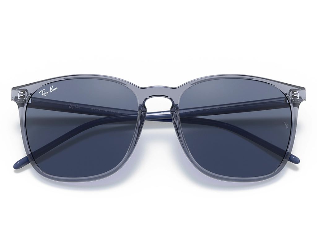Ray-Ban 0RB4387 639980 Transparent Blue 56