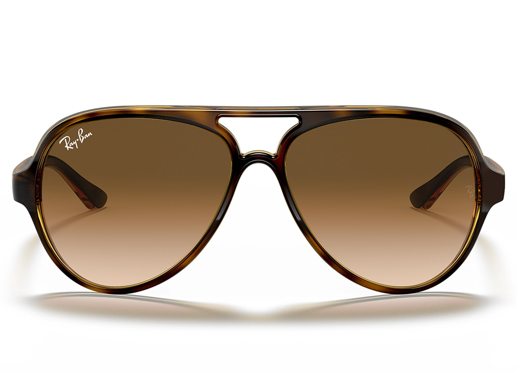 Ray-Ban Cats 5000 0RB4125 710/51 Light Havana 59 Gradient