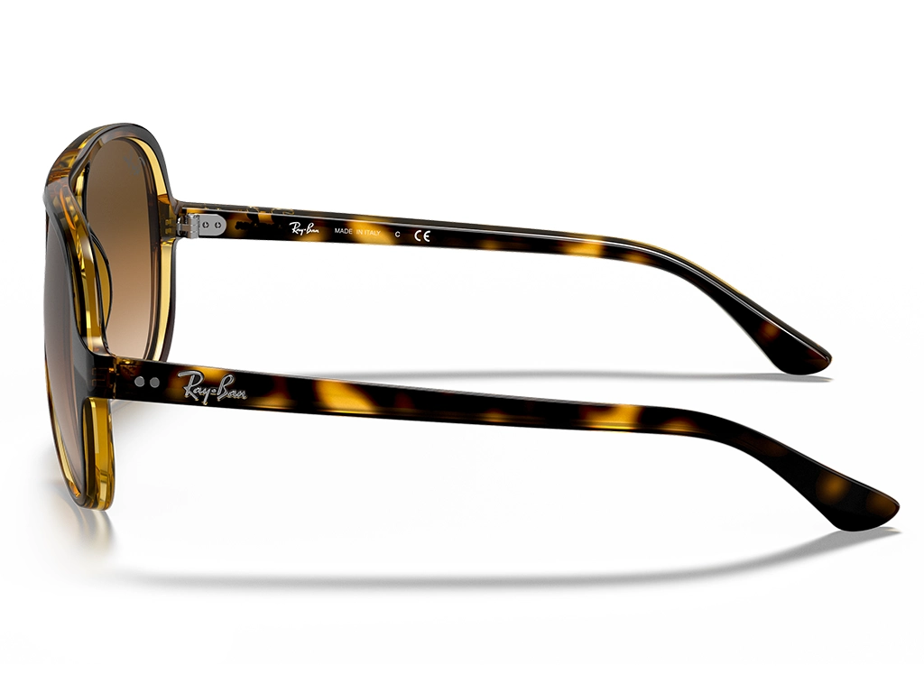 Ray-Ban Cats 5000 0RB4125 710/51 Light Havana 59 Gradient