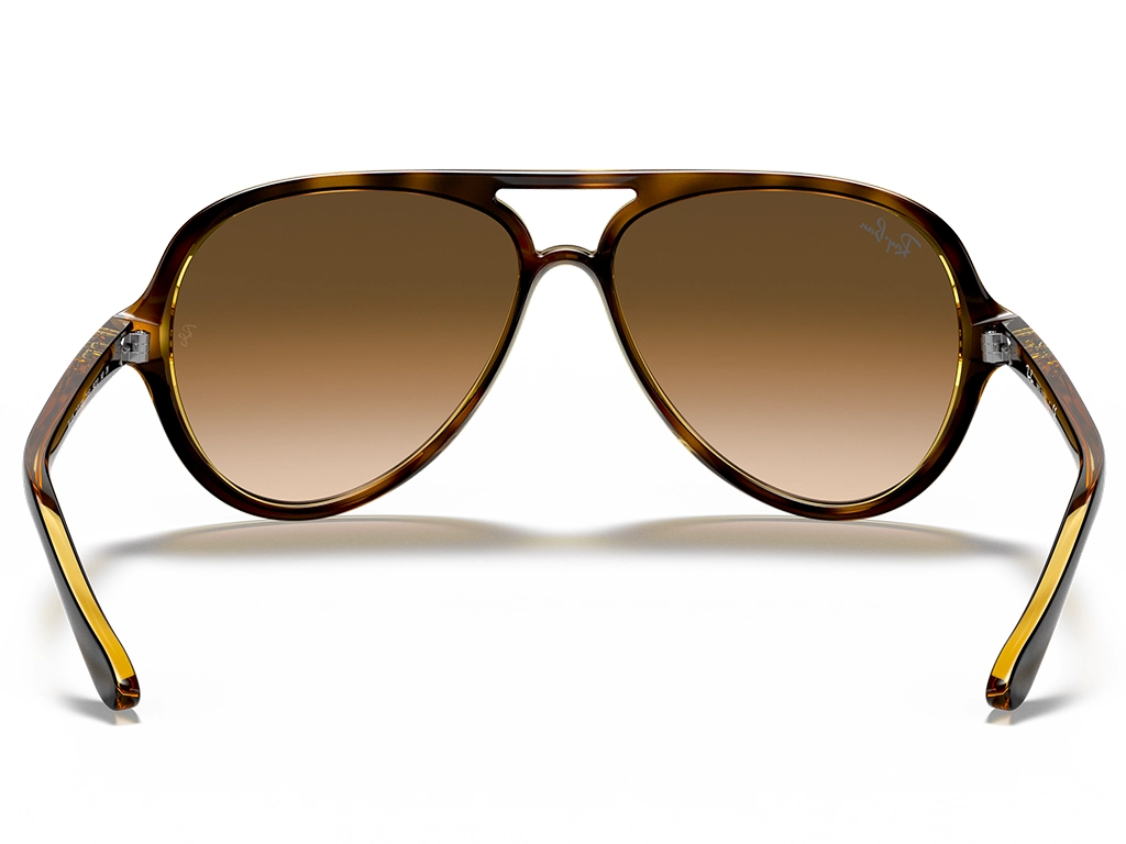 Ray-Ban Cats 5000 0RB4125 710/51 Light Havana 59 Gradient