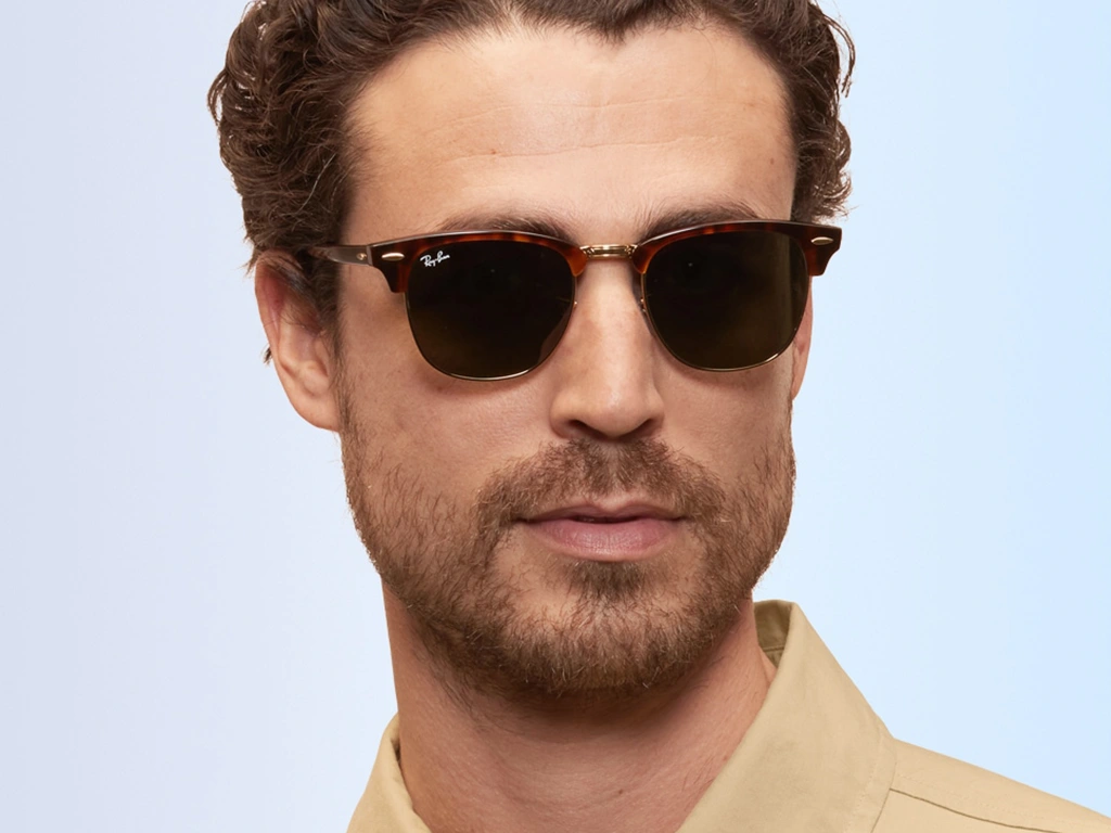 Ray-Ban Clubmaster 0RB3016 W0366 Tortoise on Gold 55