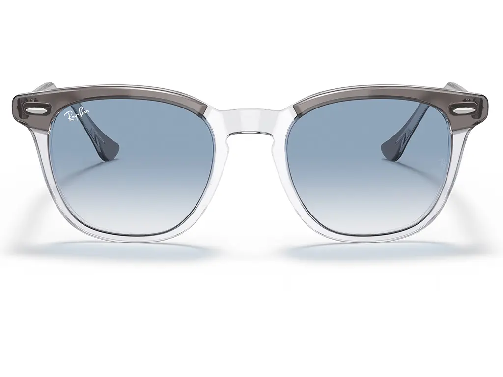 Ray-Ban Hawkeye RB2298 13553f 52 Grey on Transparent Gradient