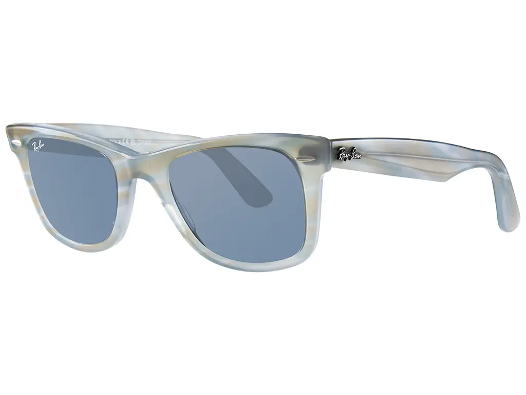 Ray-Ban Original Wayfarer RB2140 1407R5 50 Photo Striped Light Blue