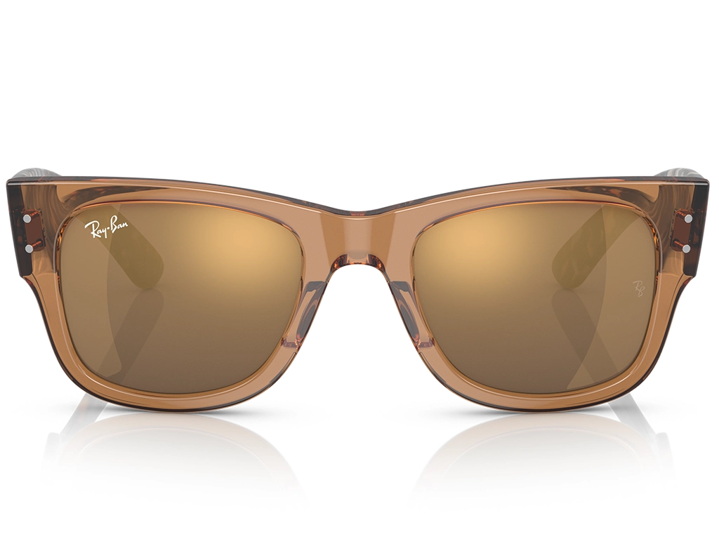 Ray-Ban RB0840S Mega Wayfarer Transparent Brown