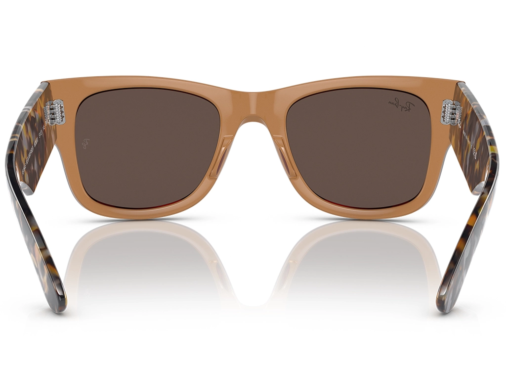 Ray-Ban RB0840S Mega Wayfarer Transparent Brown