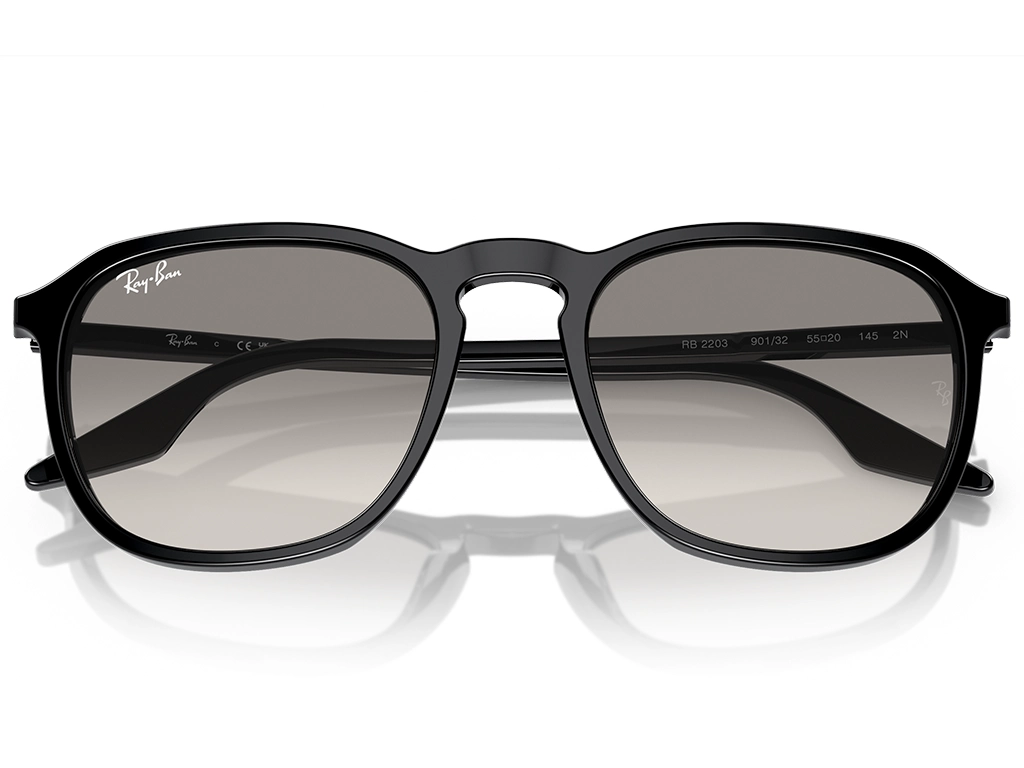 Ray-Ban RB2203 901/32 52 Black Gradient