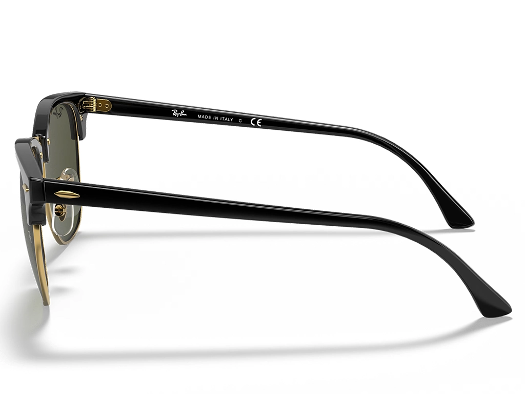 Ray-Ban Clubmaster RB3016 W0365 49 Black on Gold