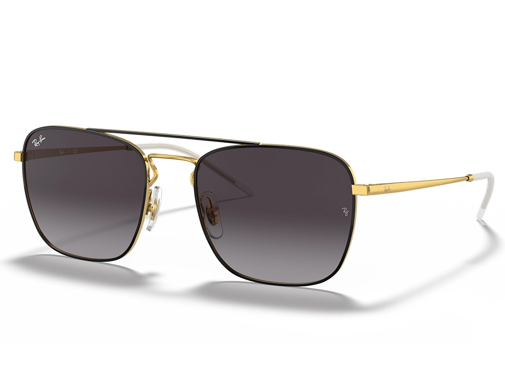 Ray-Ban RB3588 90548G 55 Black on Gold Gradient