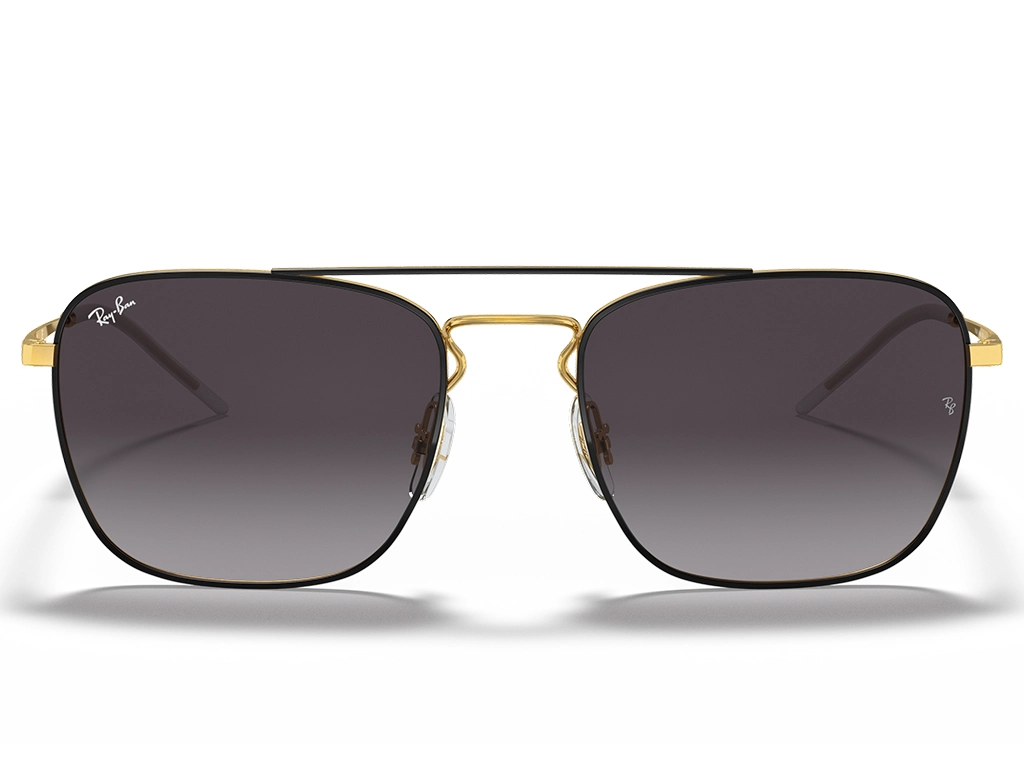 Ray-Ban RB3588 90548G 55 Black on Gold Gradient
