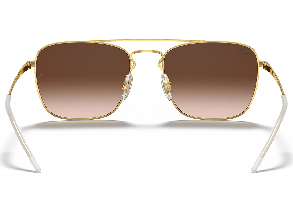 Ray-Ban RB3588 905513 55 Brown on Gold Gradient