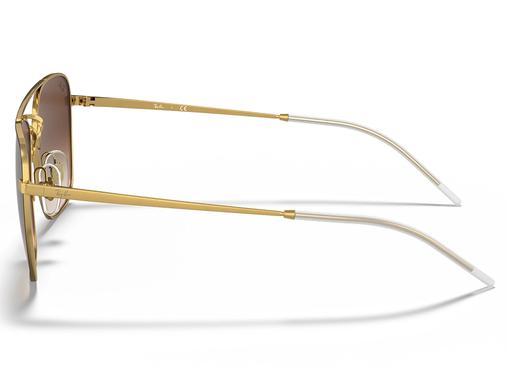 Ray-Ban RB3588 905513 55 Brown on Gold Gradient
