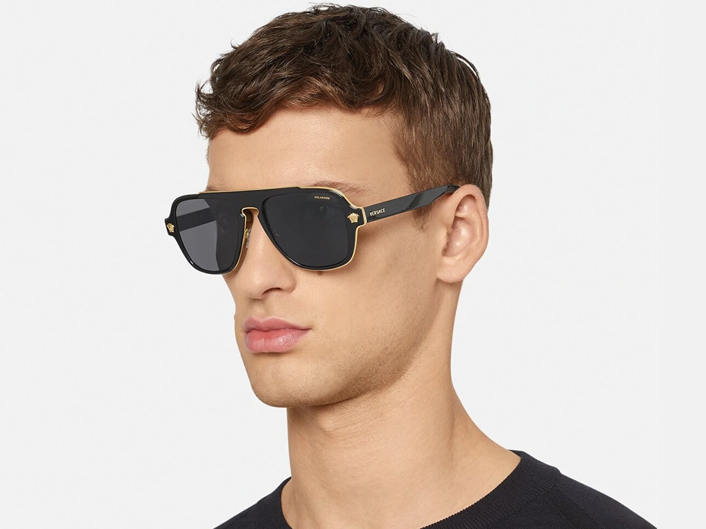 Versace Medusa Charm VE2199 100281 Black 56 Polarised