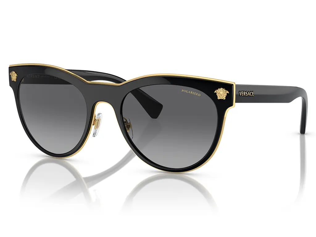 Versace VE2198 1002T3 Black 54 Polarised