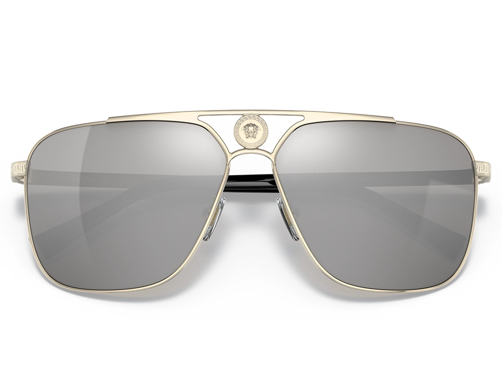 Versace VE2238 12526G Pale Gold 61 Mirrored