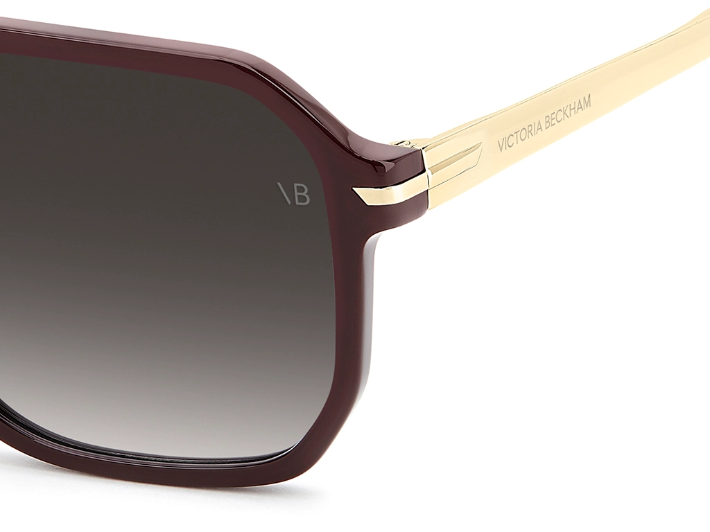 Victoria Beckham VB1002/S LHF Burgundy 59 Gradient