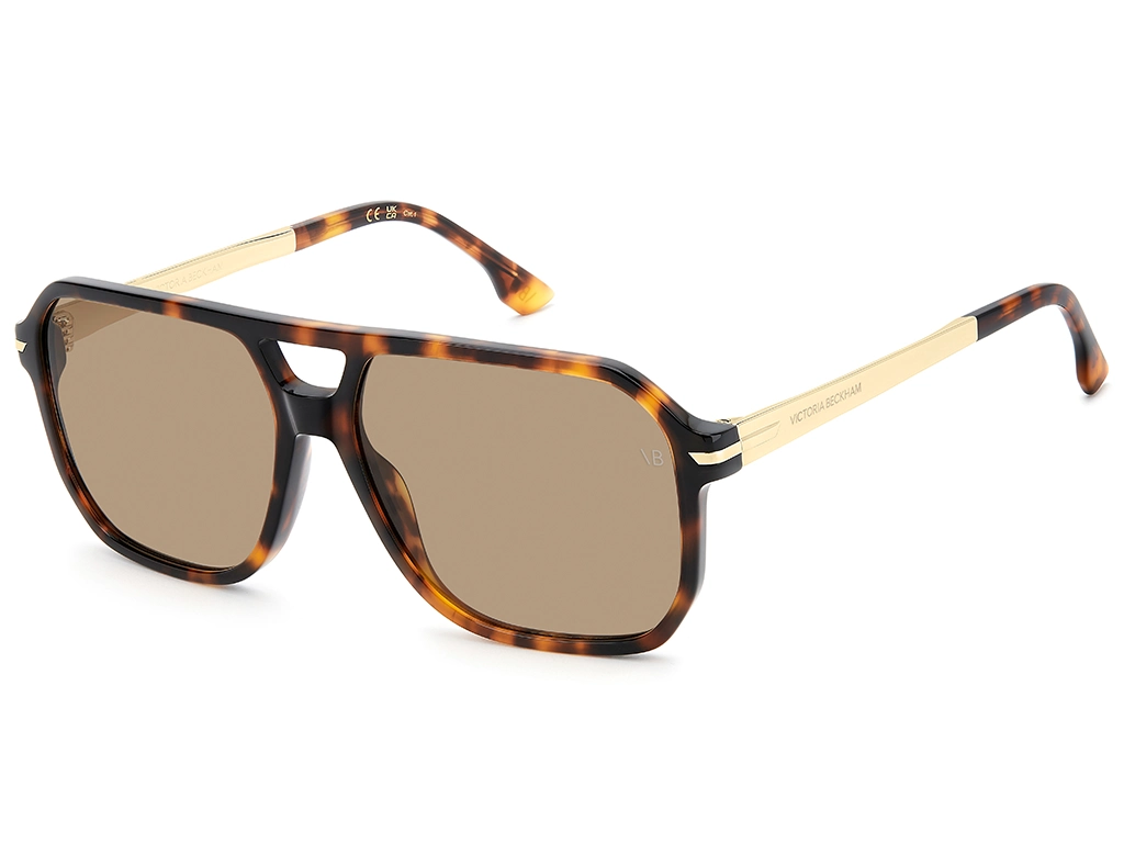 Victoria Beckham VB1002/S WR9 Brown Havana 59