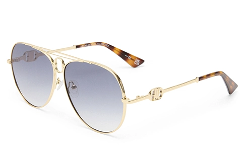 Le Specs Abracadabra 63 Bright Gold Smoke Grad