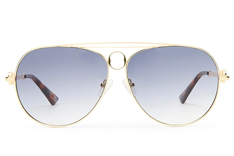 Le Specs Abracadabra 63 Bright Gold Smoke Grad
