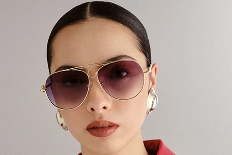 Le Specs Abracadabra 63 Bright Gold Smoke Grad