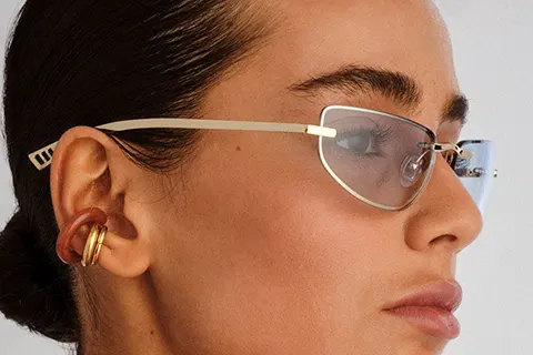 Le Specs Bubbles Gold 62 Gradient