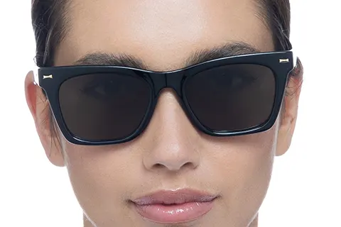 Le Specs Chante Black Polarised
