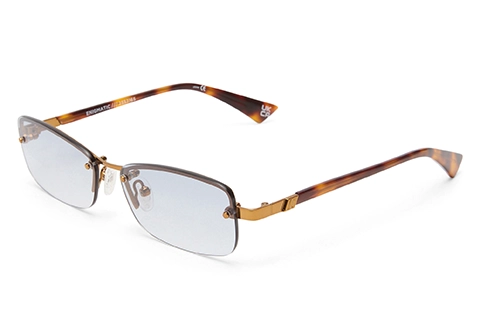 Le Specs Enigmatic 58 Antique Gold Dark Tort