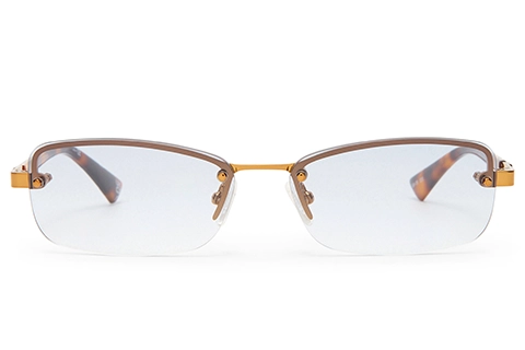 Le Specs Enigmatic 58 Antique Gold Dark Tort
