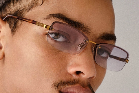 Le Specs Enigmatic 58 Antique Gold Dark Tort