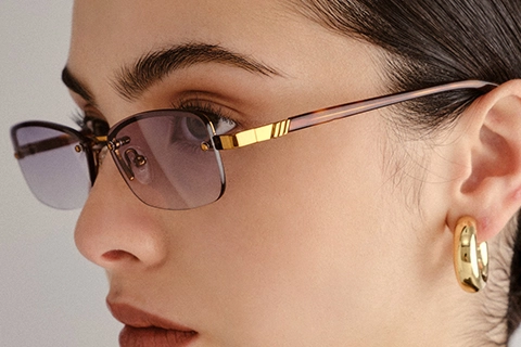 Le Specs Enigmatic 58 Antique Gold Dark Tort