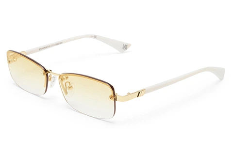 Le Specs Enigmatic 58 Gold Ivory Gradient