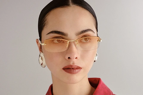 Le Specs Enigmatic 58 Gold Ivory Gradient