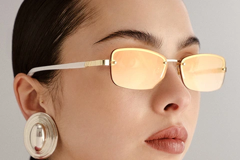 Le Specs Enigmatic 58 Gold Ivory Gradient