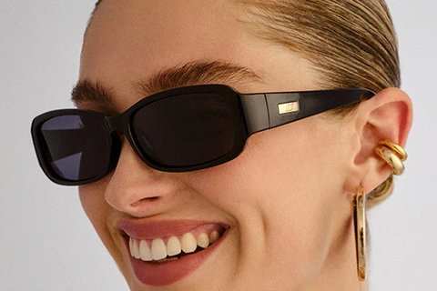 Le Specs Gigglemug Black 57 Polarised