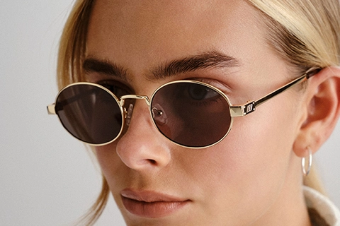 Le Specs Poseidon Deux 52 Gold Khaki Mono