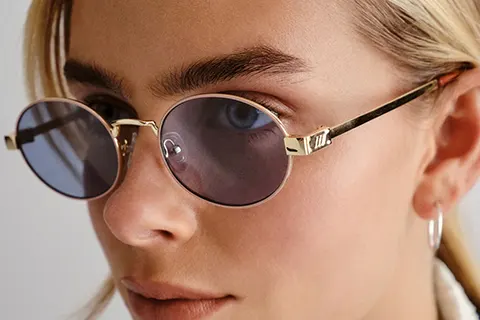 Le Specs Poseidon Deux Gold Teal Tint