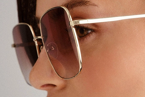 Le Specs The Cherished 58 Gold Gradient