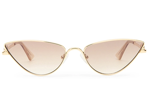 Le Specs The Soiree 60 Bright Gold Tan Grad Flash Mirror