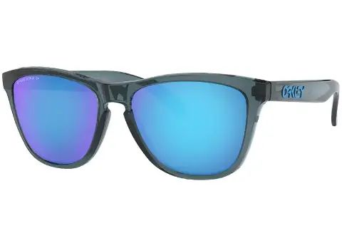 Oakley Frogskins OO9013-F6 Crystal Black Prizm Sapphire Polarised