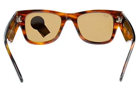 Ray-Ban RB0840S Mega Wayfarer Striped Havana 054/33
