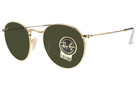 Ray-Ban RB3447 Round Metal 001 Gold