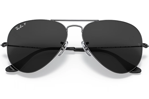 Ray-Ban Aviator Total Black RB3025 002/48 58 Black