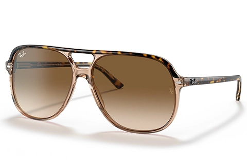 Ray-Ban Bill RB2198 129251 56 Havana on Transparent Brown Gradient