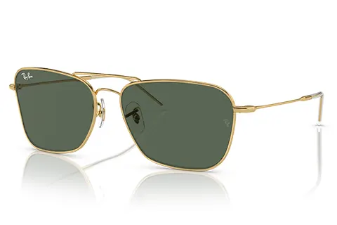 Ray-Ban Caravan Reverse RBR0102S 001/VR Arista Gold 58