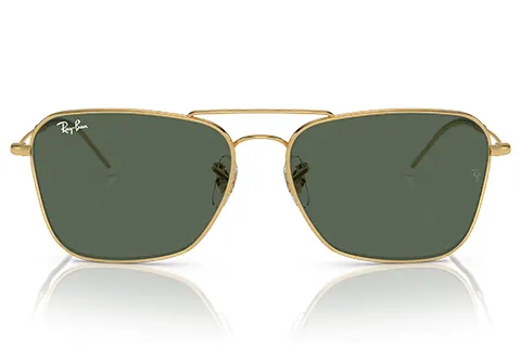 Ray-Ban Caravan Reverse RBR0102S 001/VR Arista Gold 58