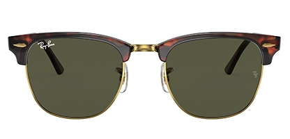 Clubmaster 0RB3016 W0366 Tortoise on Gold 55