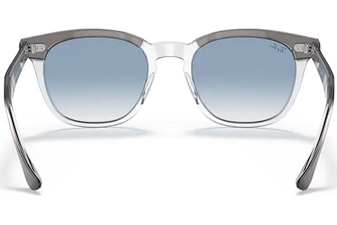 Ray-Ban Hawkeye RB2298 13553f 52 Grey on Transparent Gradient