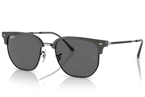 Ray-Ban New Clubmaster RB4416 6653B1 53 Grey on Black
