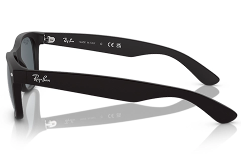 Ray-Ban New Wayfarer RB2132 622/R5 55 Matte Rubber Black